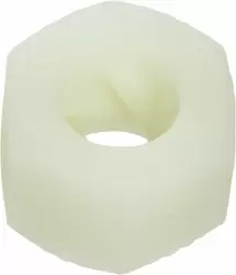 Эрекционное кольцо-бампер SLOP TOP NASTY LUV, диаметр 2,5 см, силикон, светящийся, белый