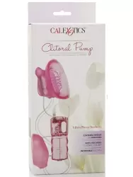 Клиторальный стимулятор с вакуумной помпой Vibro Pussy Sucker – розовый