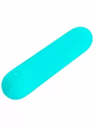 Перезаряжаемая вибропуля Baile Stefan, 10 режимов, бирюзовая