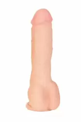 Реалистический фаллоимитатор на присоске TOYFA RealStick Elite с ротацией - телесный