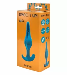 Анальная пробка Spice it up Smooth Aquamarine 8008-03ola