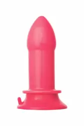 Широкая анальная втулка 14 см с вибрацией и пультом TOYFA POPO Pleasure – розовый