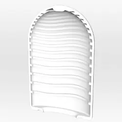 Карманный мастурбатор Tenga Wave Line – белый