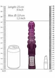 ВИБРАТОР КРОЛИК ROTATING BUBBLES-Purple