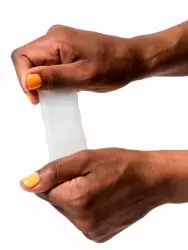 Нереалистичный мастурбатор Romp Mosh, 6,4 см, ТПЕ, прозрачный