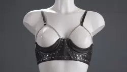 Открытый лиф Подиум из натуральной кожи - S/M