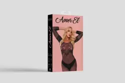 Кетсьюит (боди-комбинезон) Amor El GRACIA, размер S/L, черный