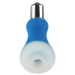 Мини-вибратор с охлаждающим эффектом Posh Silicone Ice Massager Tease – синий