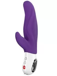 Мощный вибратор-кролик Fun Factory Lady Bi, 2 мотора, 12 режимов, силикон, фиолетовый