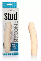Реалистичный вибратор Calexotics Silicone Stud Woody Vibe in Ivory - телесный
