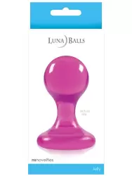 Анальная пробка Luna Balls средняя – розовая