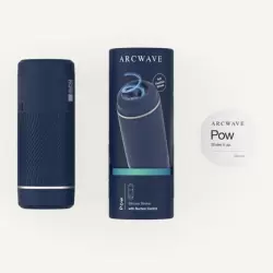 Инновационный мастурбатор с контролем всасывания Arcwave Pow (голубой)