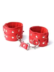 Наручники Sitabella с ремешками на липучке – красный