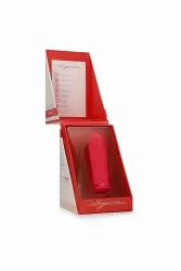 Турбо перезарежаемая вибропуля Lush (красная)