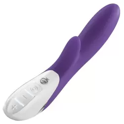 Вибромассажер Danny Divido со стимуляцией клитора – фиолетовый