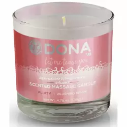 Массажная свеча Dona Let Me Tease You Flirty с феромонами – ягодный, 135 г