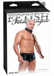 Костюм раба с ошейником и поводком Slave Set - L/XL