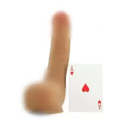 Фаллоимитатор Cyber Cock with Balls Medium – телесный