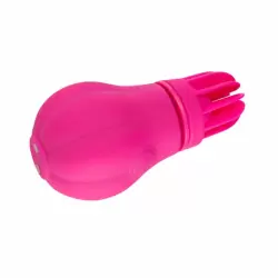 Стимулятор клитора и интимных зон Caress с 5-ю насадками - розовый