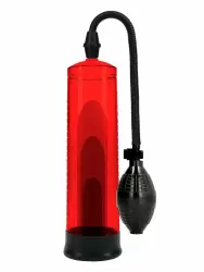 Вакуумная помпа Basic Pump 1, 31 см, диаметр 6 см, красный