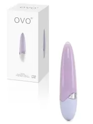 Стильный мини вибромассажер  Ovo D2 – лавандовый