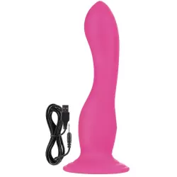 Стимулятор-насадка на присоске Love Rider Wireless Curve с вибрацией – розовый