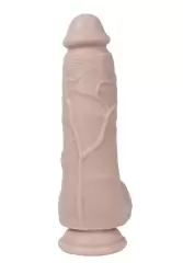 Реалистичный фаллоимитатор с мошонкой Real Man на присоске 21 х 4,5 см – телесный