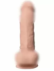 Реалистичный фаллоимитатор SILEXD Model 1 Real Skin, с мошонкой, 23 см, силикон, телесный