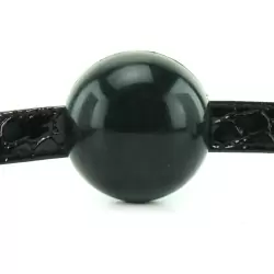 Кляп Fetish Fantasy Gold черный с золотом