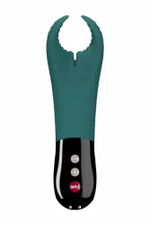 Вибромастурбатор Manta от Fun Factory, силикон, зеленый, 16 см
