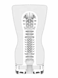 Нереалистичный мастурбатор Tenga Soft Case Cup Strong, 15,5 см, ТПЭ, красно-черный