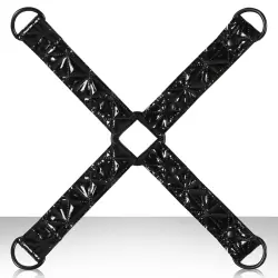 Фиксация крестообразная Sinful Hogtie – черная