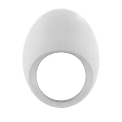 Эрекционное кольцо Ovo  B11 с вибрацией – белый