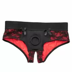Страпон с трусиками Scandal Crotchless Pegging Panty Set S/M