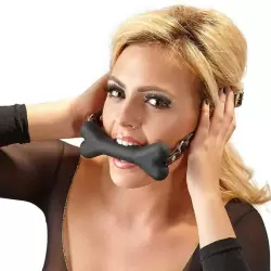 Кляп-кость Bad Kitty Knebel Bonе - черный