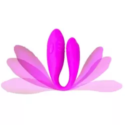 Мультифункциональный вибромассажер для пар Pleasure – розовый