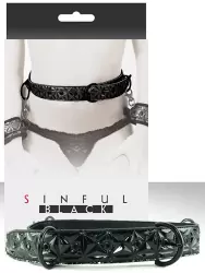 Ремень на пояс Sinful Restraint Belt – черный, S/M
