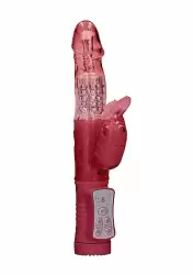 Вибратор кролик Rotating Beetle - красный