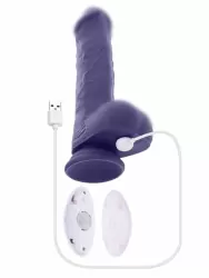 Реалистичный фаллоимитатор Evolved Pleasure Rider, с функцией толчков, с пультом Д/У, 8 режимов, 5 скоростей, 22,2 см