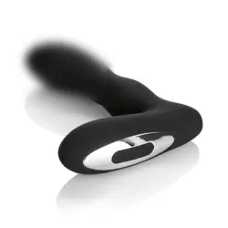 Подвижный массажер простаты Eclipse Roller Ball Probe с подвижным кончиком, 12,75 см, силикон,  черный