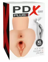 Мастурбатор вагина и анус Pick Your Pleasure XL Stroker, телесный
