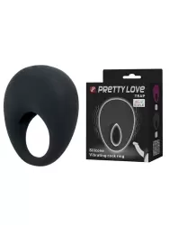 Эрекционное виброкольцо Trap – черный