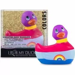 Вибратор-уточка BigTeaze Toys I Rub My Duckie 2.0, разноцветный
