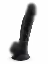 Реалистичный фаллоимитатор SILEXD Model 1, 20,5 см, силикон, черный