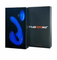 Безремневой анатомический страпон с пультом управления