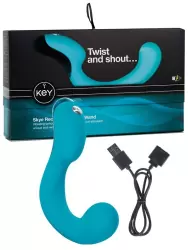 Перезаряжаемый вибромассажер G-точки Skye – голубой