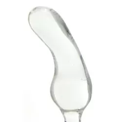 Анальная пробка из стекла Crystal Glass – прозрачная