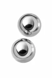 Металлические вагинальные шарики TOYFA диаметром 2 см - серебристый
