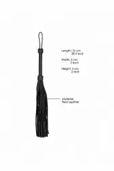 Многохвостая гладкая плеть (флогер) Heavy Leather Tail Flogger