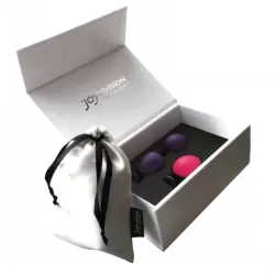Набор вагинальных шариков Joyballs Secret Set – фиолетовый/розовый